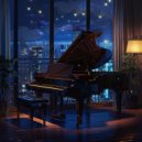 Deep Sleep Background Noise & Rainy Sleepy Piano & Night Piano Calm - Restful Piano Vibes ()